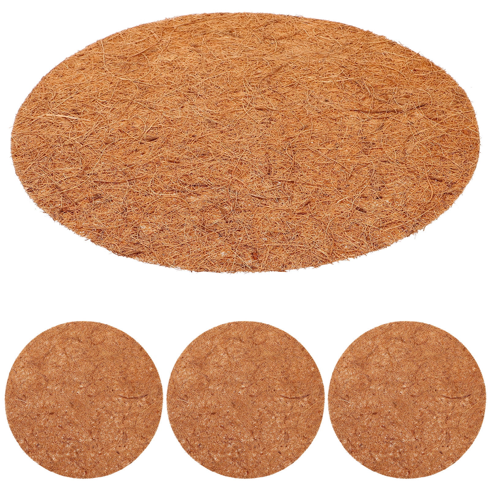 Tineasur Brown Coconut Fiber Chicken Egg Mat for Indoor and Outdoor Use