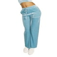 thumbnail image 2 of Women Workout Sets Velvet Long Sleeve Zip Up Crop Hoodie Drawstring Sweatpants With Pockets Tracksuit, 2 of 6