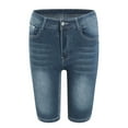 thumbnail image 5 of GEWSEY Women's Mid-Rise Bermuda Shorts (Also Available in Plus) Navy, S, 5 of 9
