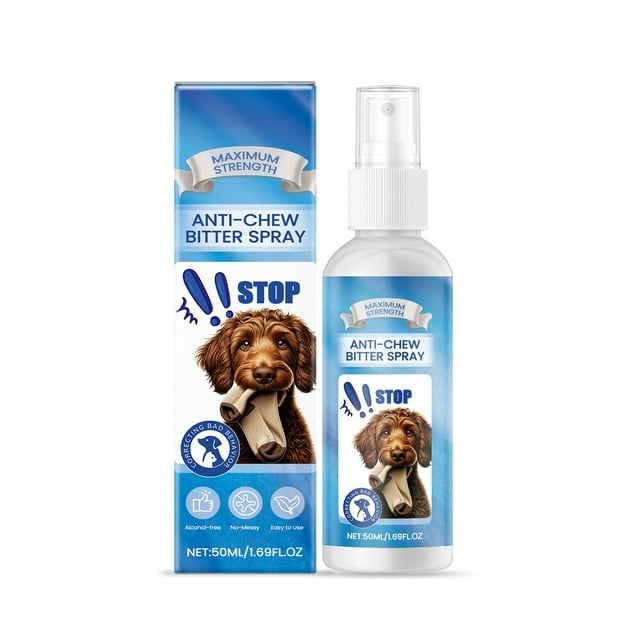 Mom's Best Spray de manzana amarga para perros que no muerde ni rasca, seguro y no tóxico, 50 ml/1,69 oz
