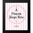 thumbnail image 2 of Dos Santos, Bella 12x14 Black Modern Framed Museum Art Print Titled - A Princess Sleeps Here, 2 of 5