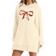 thumbnail image 1 of WILLBEST Vestido Casual Para Mujer, Cómodo Vestido Retro Con Estampado De Cómodo Y Transpirable., Sudadera De Manga Larga Con Capucha Y Bolsillo 1248, 1 of 3