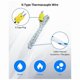 thumbnail image 4 of 10Pcs 3Meters K Type Mini-Connector Thermocouple Temperature Probe Sensor -50-350°C Temperature Sens, 4 of 5