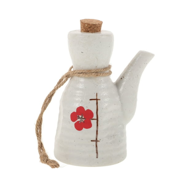 Dispensador de aceite japonés, dispensador de vinagre de cerámica, botella decorativa para salsa de soja.