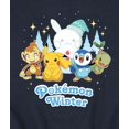 thumbnail image 3 of Pokémon - Pikachu and Friends Pokemon Winter - Men's Crew Fleece Sweatshirt, 3 of 5