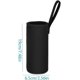 thumbnail image 3 of (1 pieza negro + 1 pieza gris) Funda de neopreno con aislamiento para botella, funda de neopreno para botella, funda de neopreno portátil diseñada para la mayoría de las botellas de agua de 550 ml, 3 of 5