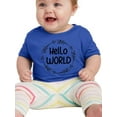 thumbnail image 1 of Hello World Arrow Wreath T-Shirt Infant -Smartprints Designs,  12 Months, 1 of 4