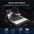 thumbnail image 5 of Laptop Cooling Pad, 12"-15.6" Laptop Cooler, Gaming Laptop Cooling Stand, Wind Speed Adjustable, 2 USB Powered Laptop Fan Cooling Pad for Laptop Within 16 Inch (Blue), 5 of 5
