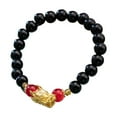 thumbnail image 2 of YYKihy Dragon Beaded Charm Bracelets Handmade Crystal Pi Yao Dragon Pendant Bracelet Chinese Zodiac Stretch Bracelets Gifts For Women Unisex Jewelry, 2 of 7