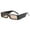 B, variant on Glasses Small Rectangle for Everyday Wear - Unisex Driving Shield with Frame and 4