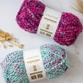 thumbnail image 3 of Crafted by Catherine Fuchsia Boucle Tweed Bulky Yarn, 153 yards, 7oz/200g (2 Pack), 3 of 4