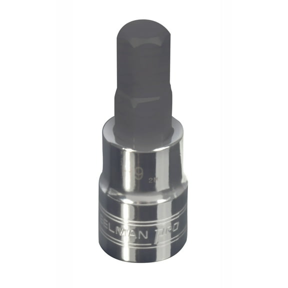 STEELMAN PRO 3/8-Inch Drive x 9mm Hex Bit Socket, 78387