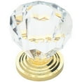 thumbnail image 1 of P30122C-CL-C5 Clear Acrylic Faceted Knob - 1.25 in., 1 of 1