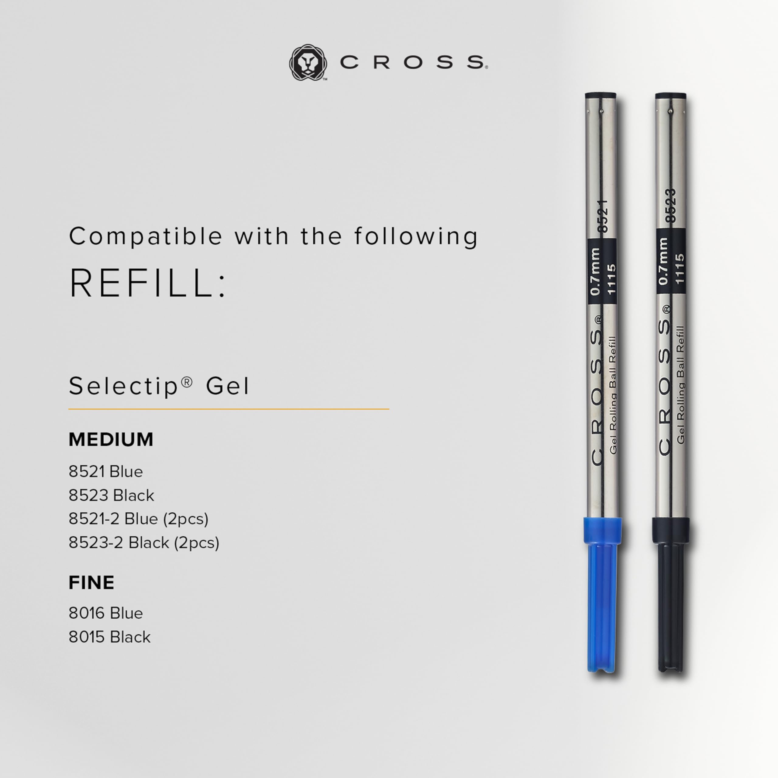 Cross Edge™ Matte Blue Lacquer Gel Rollerball Pen