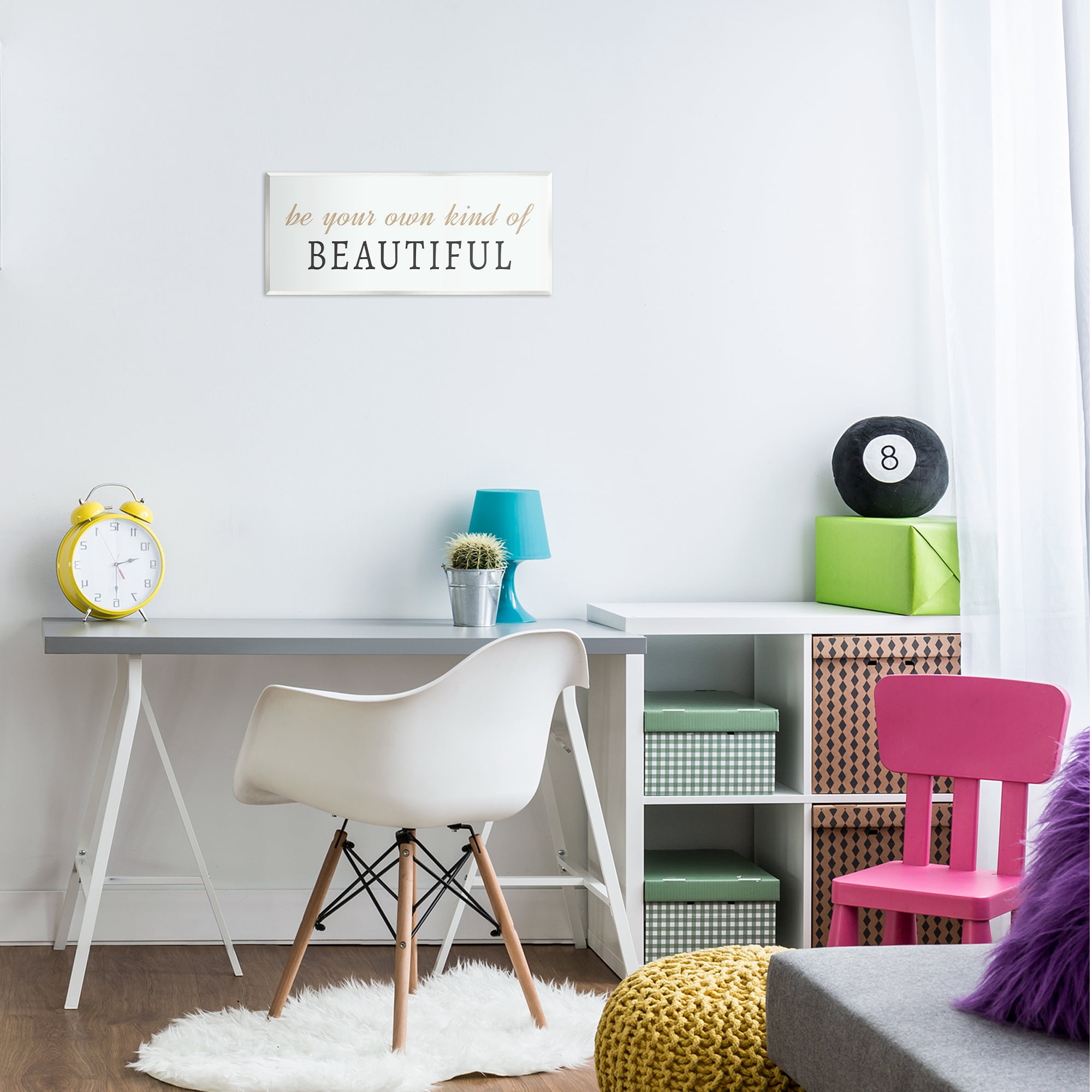 Stupell Industries Own Kind Of Beautiful Typography Painting Unframed Art Print Wall Art, 17 x 7