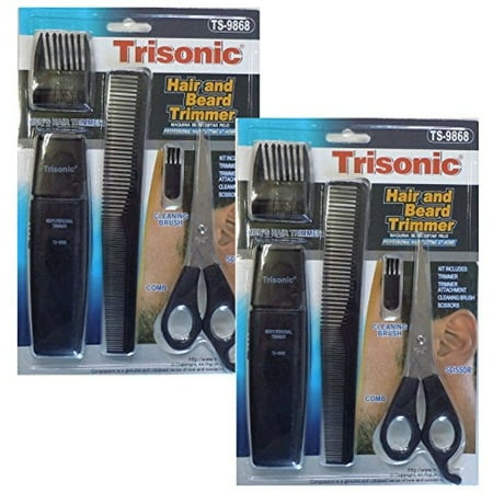 Two 5 Piece Professional Hair Beard And Mustache Trimmer Kits