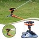 thumbnail image 1 of Aspersor de jardín automático de 360 grados, sistema de riego de césped giratorio, boquilla de manguera ajustable para plantas y flores, funcionamiento silencioso, juguete de juego acuático para, 1 of 7