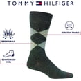 thumbnail image 3 of Calcetines redondos Tommy Hilfiger, paquete de 4 unidades, cómodos y elásticos para hombre, 3 of 6