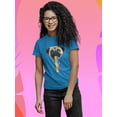 thumbnail image 2 of Pug Puke Rainbow T-Shirt Women -Smartprints Designs, Female Small, 2 of 4