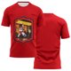 thumbnail image 1 of Hazbin Hotel Camiseta hombre Graphic Text Pool 3D Printing Street Casual Manga Corta Ropa Impresa Básica Rojo/M, 1 of 6