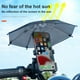 thumbnail image 2 of Riwesomey Soporte para teléfono móvil para motocicleta, parasol, soporte impermeable para bicicletas, teléfono inteligente, protector solar, Type1 NO1, 2 of 6