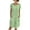 Green, variant on Bxsruta Women's Casual Short Sleeve Crew Neck Cotton Dress with Pockets Loose Fit Knee Length Loungewear for Daily Wear