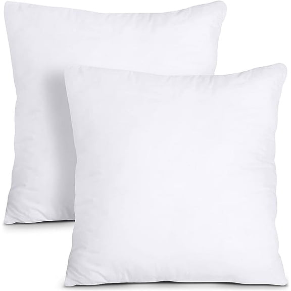 Ljstore 14” x 14” Cotton Decorative Pillow Inserts, Soft and Durable (2 Count)