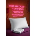 thumbnail image 2 of Funda de almohada de satén BLISSFORD para el cuidado del cabello y la piel, color blanco, paquete de 2, 2 of 9