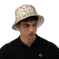 thumbnail image 6 of Daiia Autumn Forest Animals Pattern Bucket Hat - Trendy Cotton Sun Hat for Beach, Golf, Fishing - Fun Outdoor Vacation Boonie for Men and Women, 6 of 9