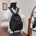 thumbnail image 3 of Mochila Mochila ligera Mochila informal Mochila de viaje para computadora portátil para hombres Mujeres Negro, 3 of 6
