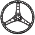 thumbnail image 6 of 15in LW Steering Wheel Alum Dished Black, 6 of 7