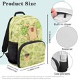 thumbnail image 7 of Aplkyhs Happy Capybara Pack School Backpack for Kids Age 6-18 Ergonomic Padded Adjustable Straps Large Capacity Water Resistant Bookbag for K-12 Students Daily School Travel, 7 of 7