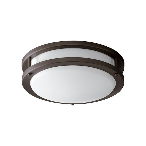 10.5 Inch 8.4W 120V 1 Led Flush Mount-Oiled Bronze Finish Oxygen Lighting 3-618-22