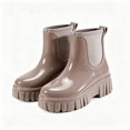 thumbnail image 6 of Miqool Womens Rain Boots, Waterproof Platform Rubber Chelsea Rainboots, Comfortable Short Ankle Garden Boots for Outdoor Work, 6 of 7