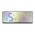 thumbnail image 2 of Reloj Despertador Digital Ganfancp Led Pantalla de Color 12/24H Reloj de Escritorio, 2 of 7