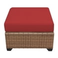 thumbnail image 1 of TKC Laguna Patio Wicker Ottoman in Terracotta, 1 of 2