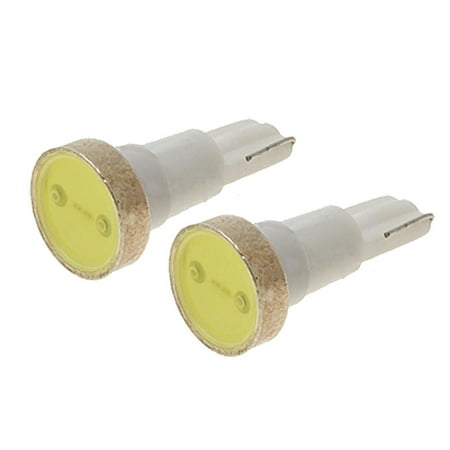 - Unique Bargains 2 x 0.5W T5 SMD Bulb White Lamp Backup Parking Light for Auto Car
