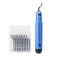 thumbnail image 2 of 3D Printer Tool Kit Deburring Tool Nozzle Cleaning Needles Engraving Knife Carving Tool DIY 3D Printer Part 3D Model File Cutter Scraper Material Removal Tool with Chiseling Blade/ Stencil Edge, 2 of 9