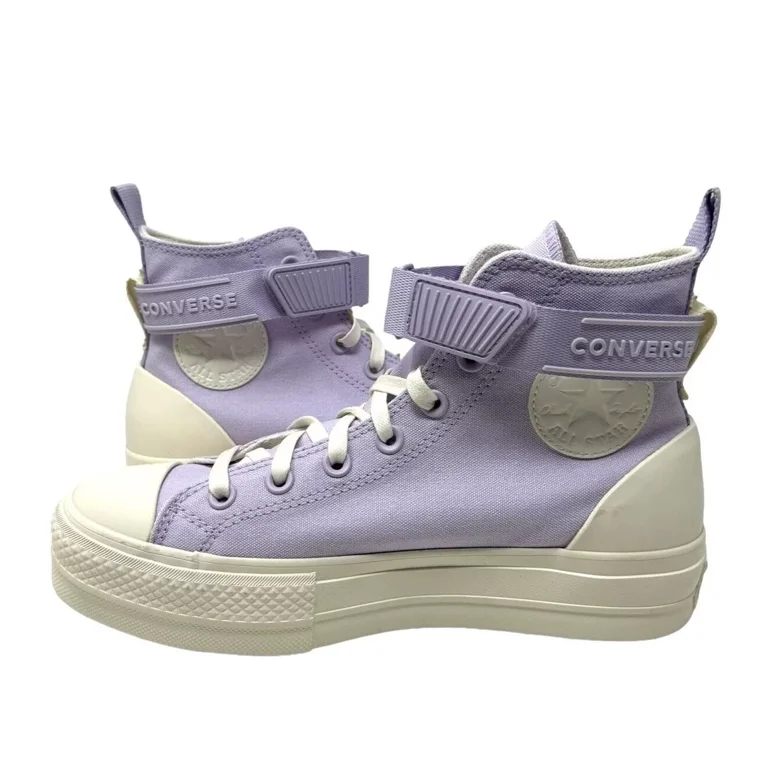 Converse Chuck Taylor Lift Platform Violet Canvas Skate Sneakers A05170C Walmart