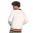 thumbnail image 2 of Men's Starter White San Francisco Giants The Captain Cooperstown Logo Full-Zip Varsity Jacket, 2 of 3