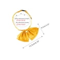 thumbnail image 2 of INSPIRE CHIC Nœud Papillon Pré-Noué pour Femme, Nœud Papillon, Sangle Ajustable, Cravates, Tour de Cou, Jaune Doré, Taille Unique, 2 of 5