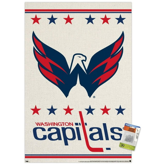 NHL Washington Capitals - Logo 14 Wall Poster, 22.375" x 34"