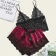 thumbnail image 1 of Conjunto De Pijamas De Encaje De 2 Piezas Para Mujer Conjunto De Pijamas Cortos Para Mujer, 1 of 4