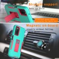 thumbnail image 3 of NIFFPD Galaxy A03S Case, 360 Full Body Military-Grade Phone Case with Kickstand for Samsung Galaxy A03S Teal+Pink, 3 of 7