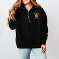 thumbnail image 2 of Embroidered Howdy Pumpkin - Women's Quarter Zip Fleece, 2 of 12