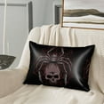 thumbnail image 3 of Bingfone Spider with Skull Print Satin Pillowcase for Hair - Standard Size with Zipper Silky & Soft Pillow Covers,20x30 inches, 3 of 8