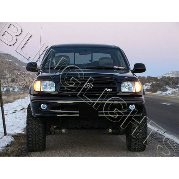 For 2000 2001 2002 Toyota Tundra Angel Eye Halo Fog Lamps Lights Kit