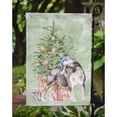 thumbnail image 3 of Christmas Bull Terrier Tricolor Flag Garden Size, 3 of 3