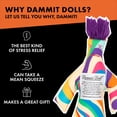 thumbnail image 4 of Regalo clásico de Stress Relief Dammit Doll en colores aleatorios, 4 of 7