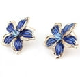 thumbnail image 2 of Fashion Flower Rhinestone Jewelry Set for Women - Necklace and Statement Earrings - Perfect for Bride, Prom, Bridal Occasions, 2 of 2